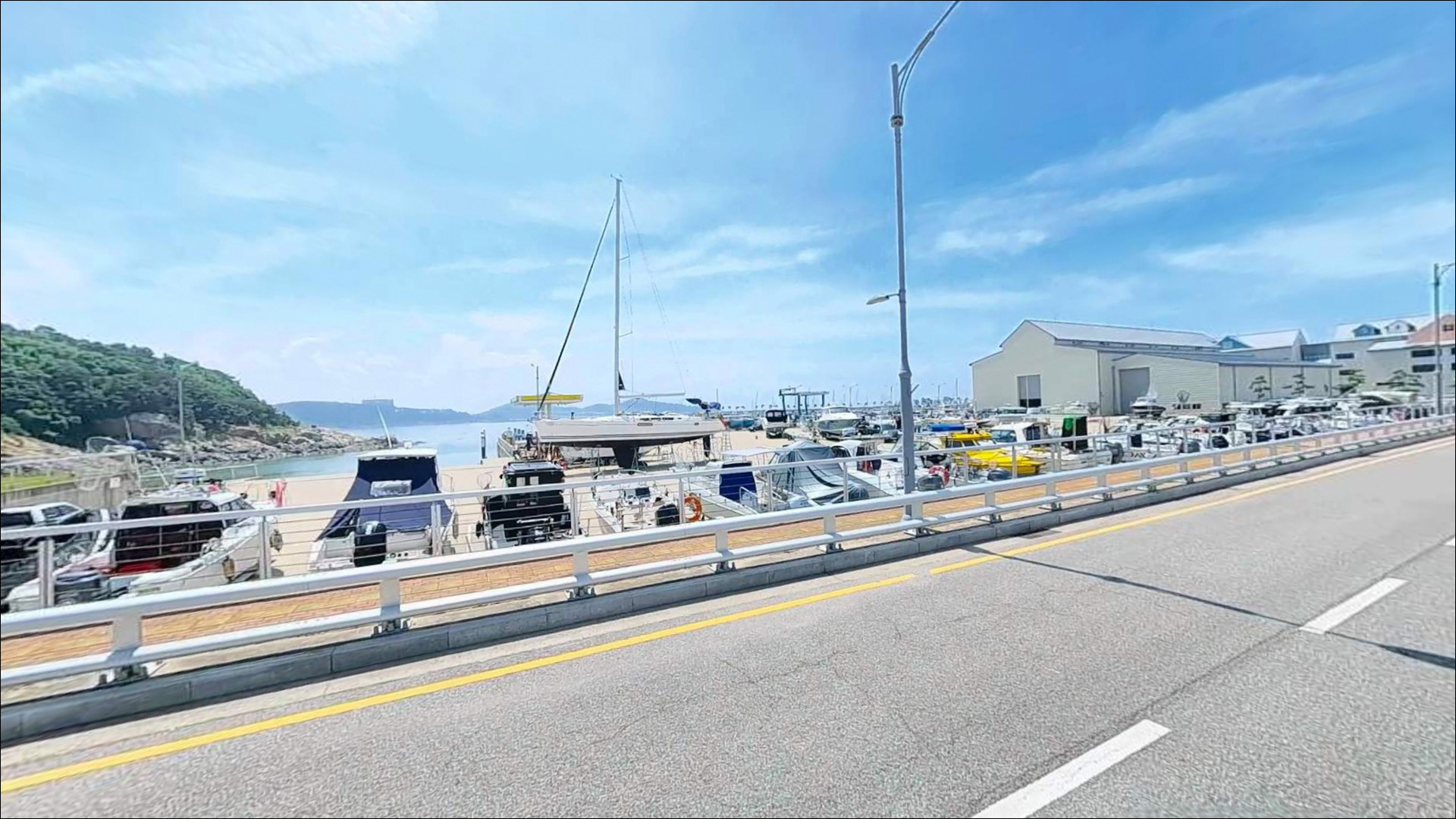 왕산마리나항 주변 모습 2