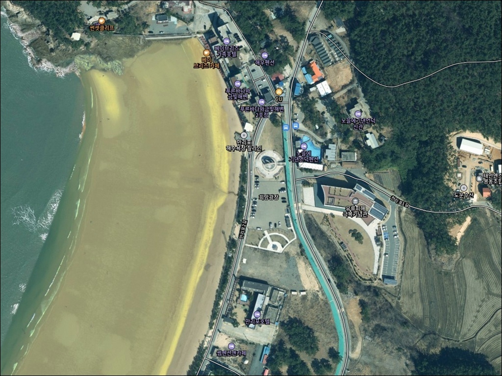 만리포 희망광장 주변 모습 1