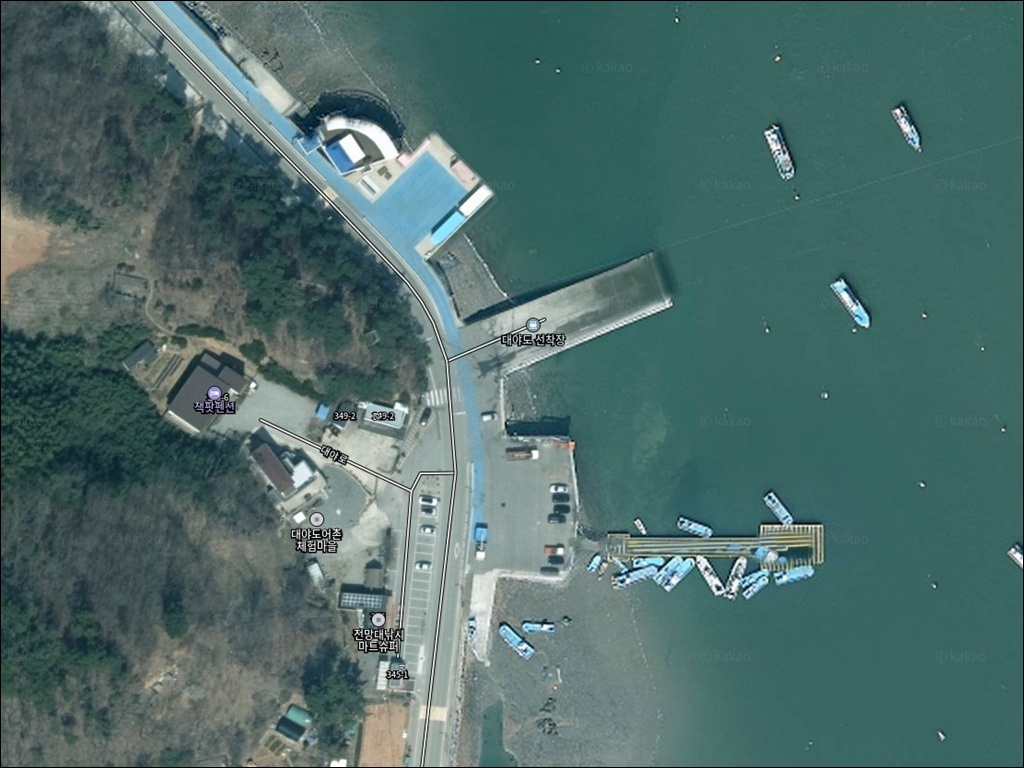 대야도 선착장 주변 모습 1