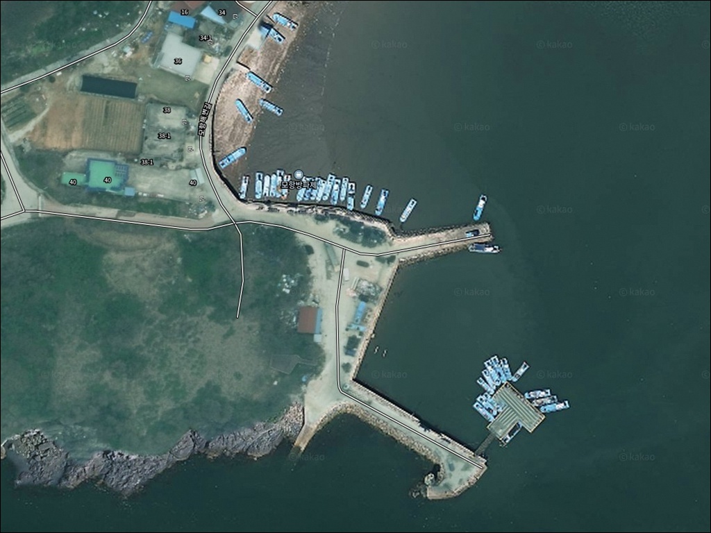 모항방파제 주변 모습 1