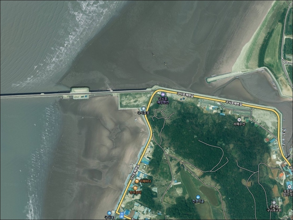 구시포항 주변 모습 1