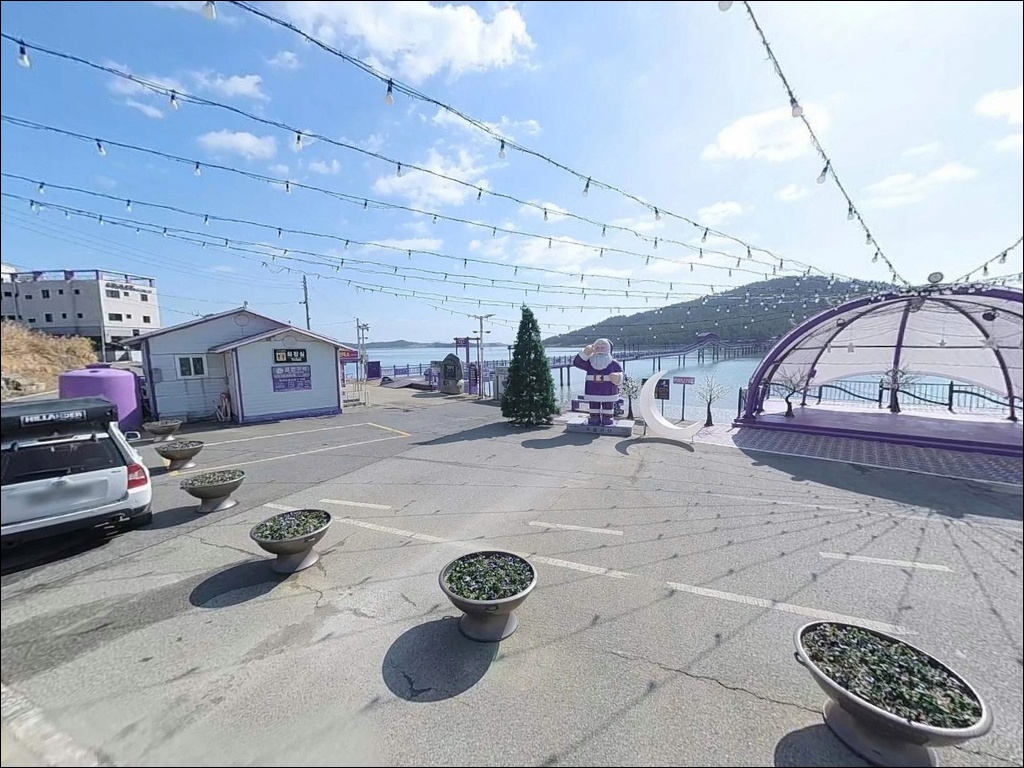 박지도 주차장 주변 모습 8