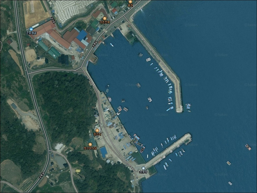 초평항(초평방파제) 주변 모습 1