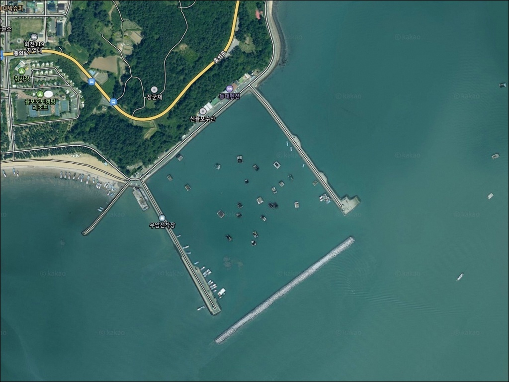 동율항(우암선착장) 주변 모습 1