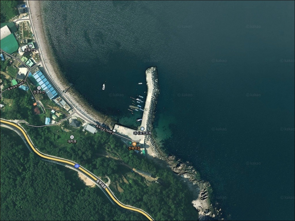 대지포방파제 주변 모습 1