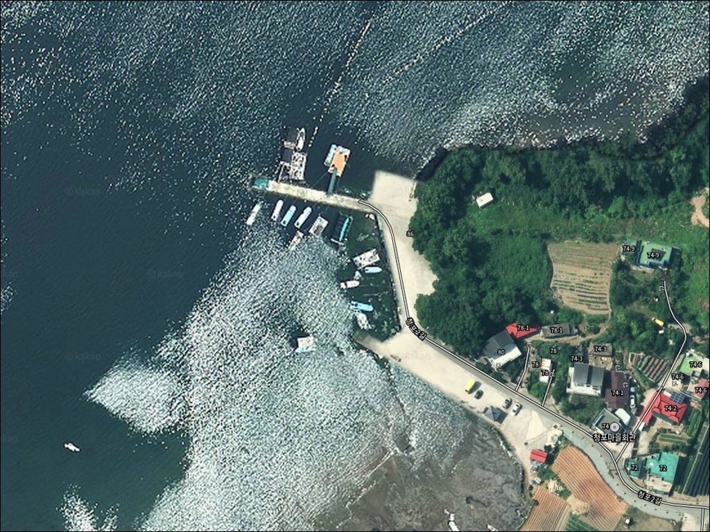 청곡리선착장 주변 모습 1