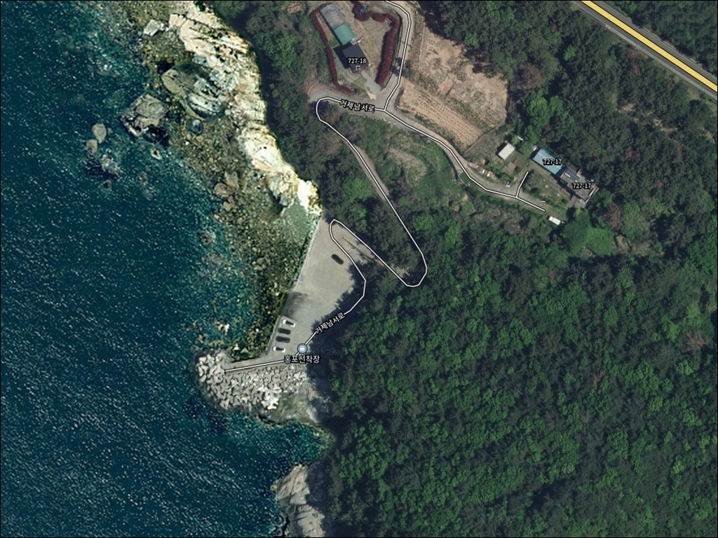 홍포선착장 주변 모습 1