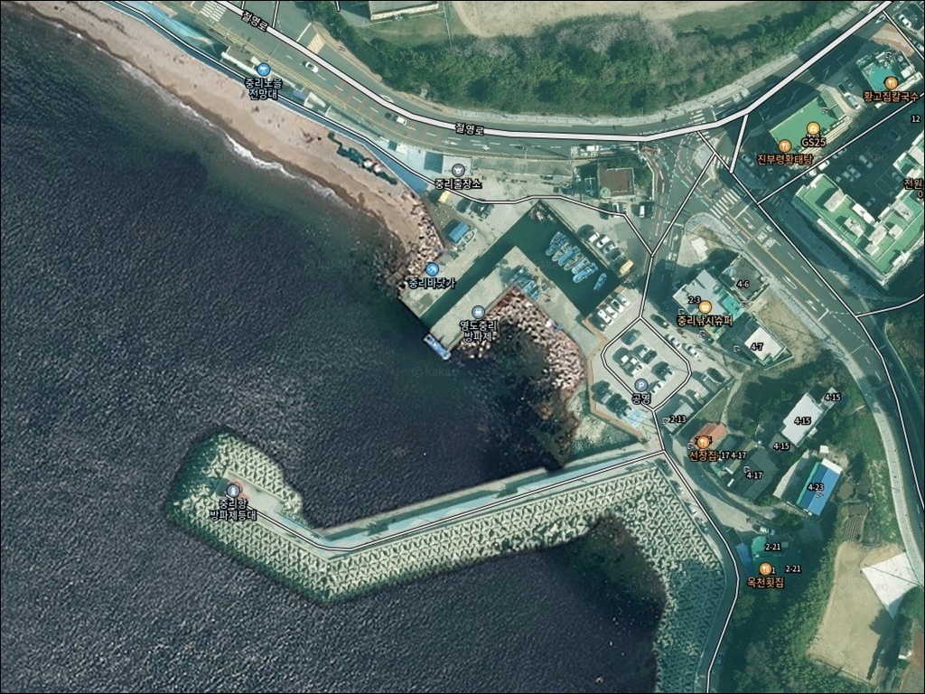 중리항(중리방파제) 주변 모습 1